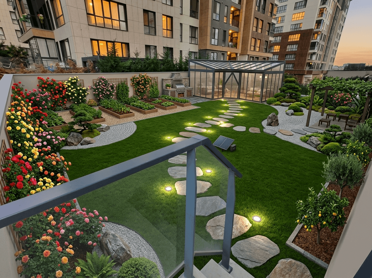 Japanese Garden Yard design — yard photo by GenRoom AI