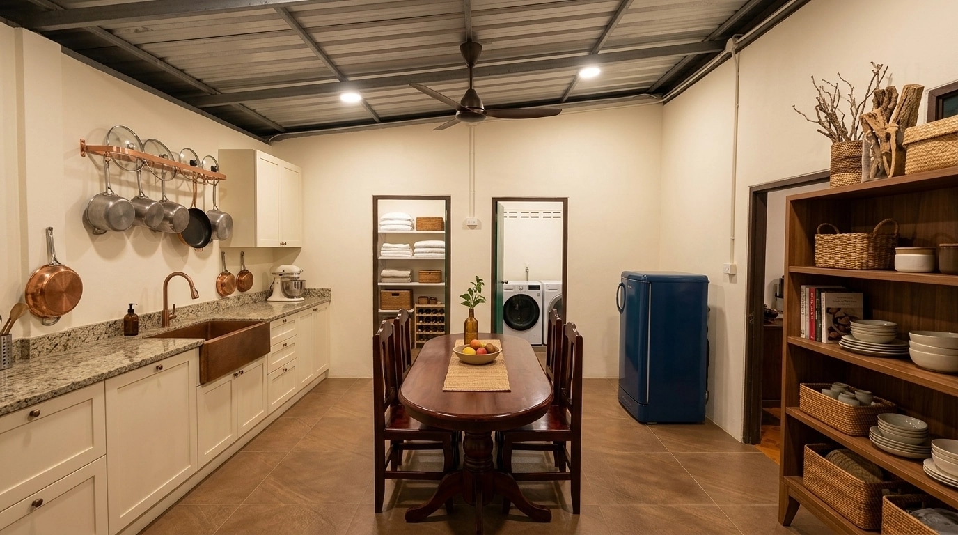 Kitchen interior in no_style style — photo by GenRoom AI