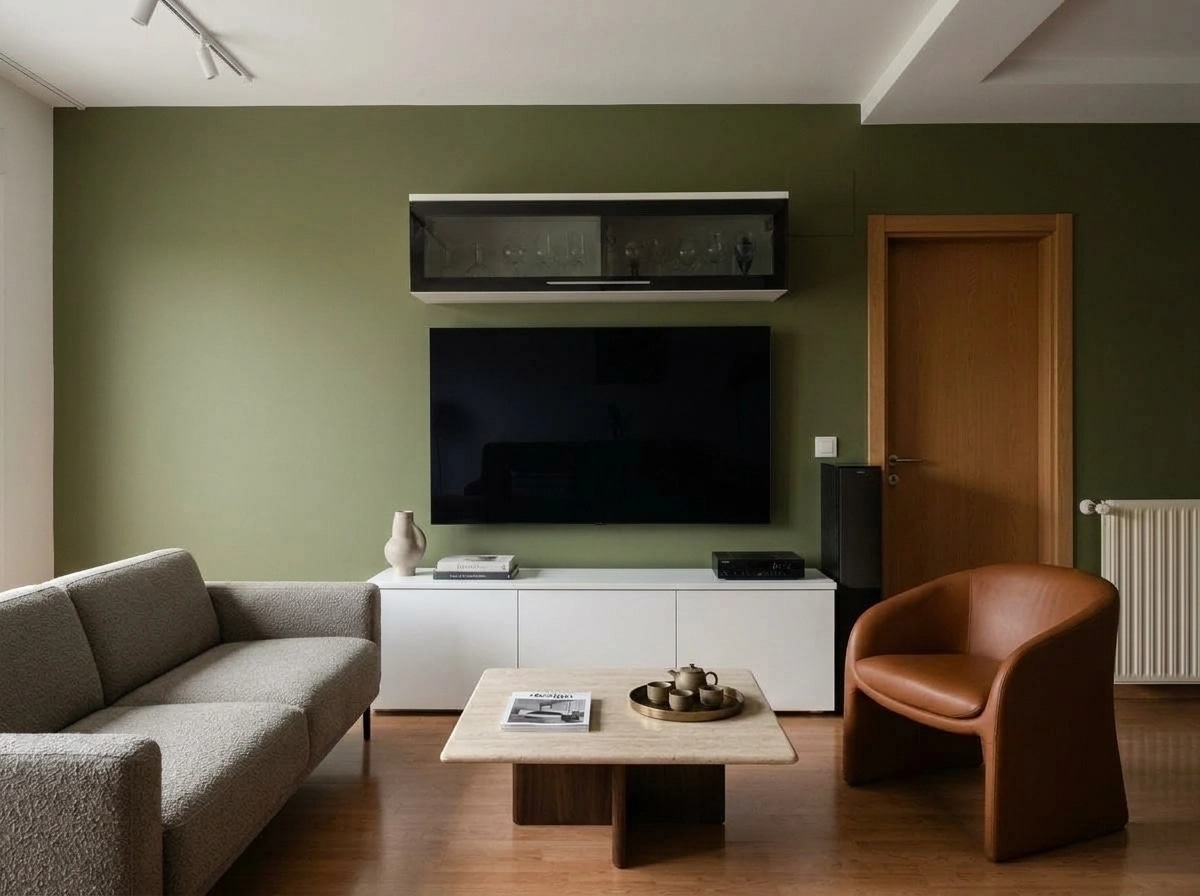 Interior design in Minimalism style — Living Room by GenRoom AI