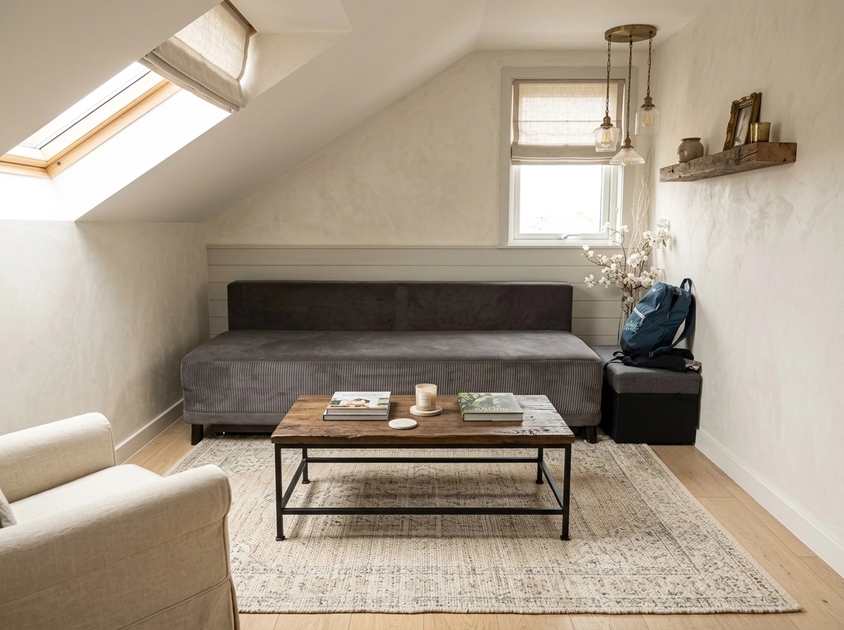 Modern Farmhouse Living Room design — interior photo by GenRoom AI
