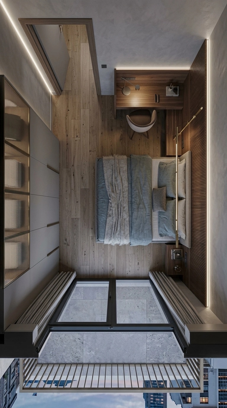 Contemporary Bedroom design — interior photo by GenRoom AI