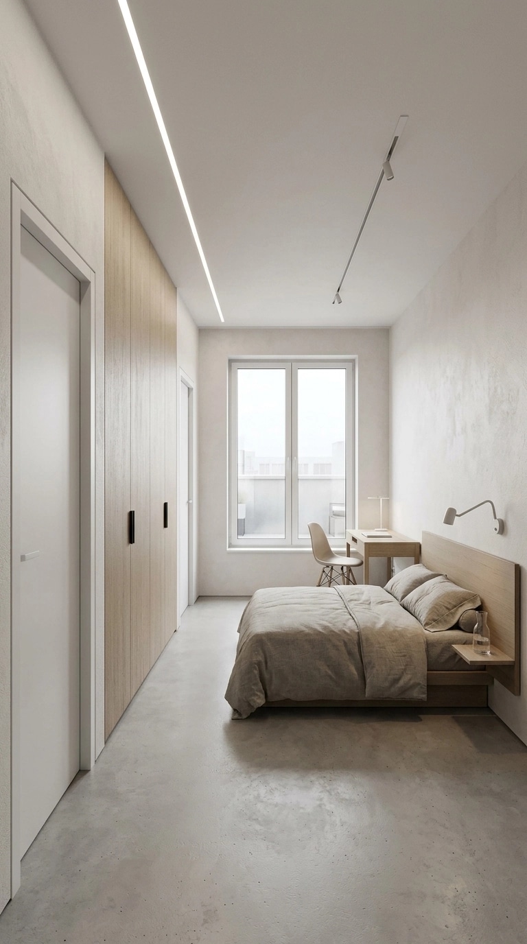 Minimalism Bedroom design — interior photo by GenRoom AI