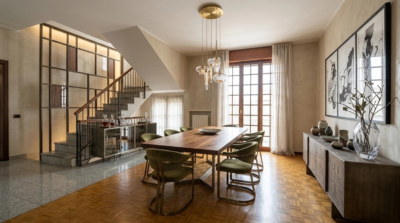 Interior design in Contemporary style — dining_room by GenRoom AI