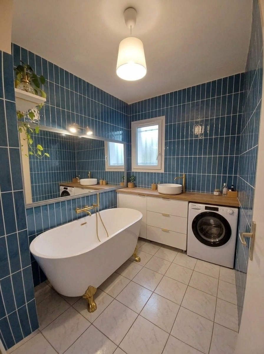 Bathroom interior in no_style style — photo by GenRoom AI