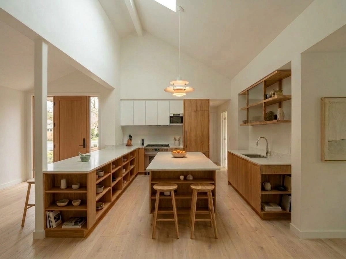 Interior design in Scandinavian style — Kitchen by GenRoom AI