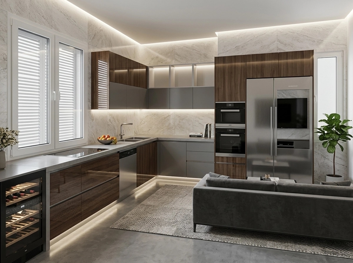 Contemporary Kitchen design — interior photo by GenRoom AI