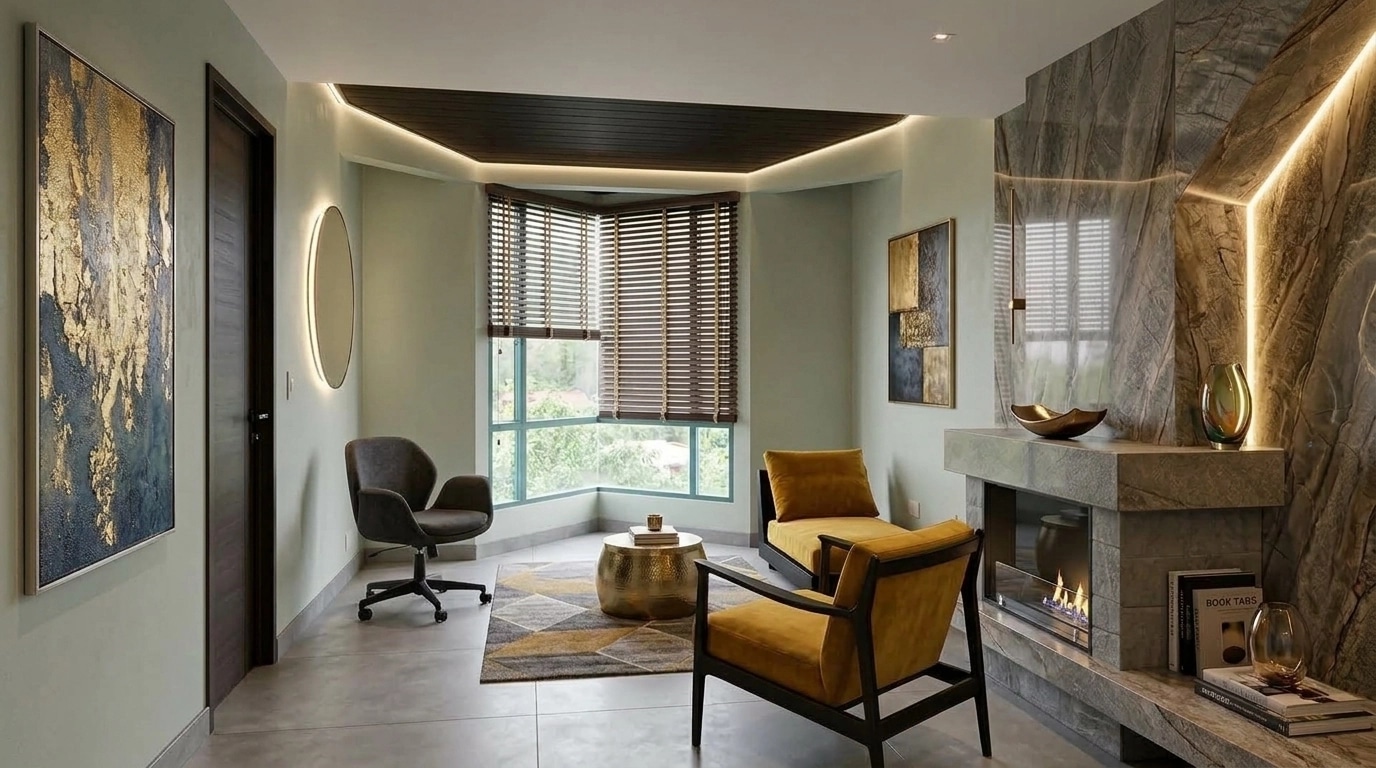 Interior design in Contemporary style — Living Room by GenRoom AI