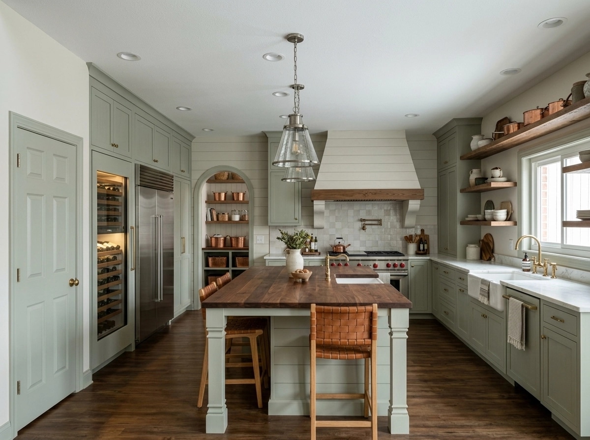 Modern Farmhouse Kitchen design — interior photo by GenRoom AI