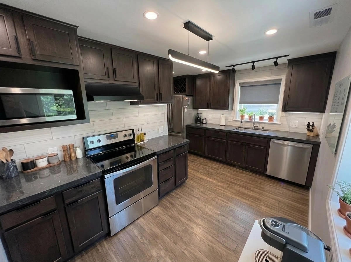 Kitchen interior in Contemporary style — photo by GenRoom AI