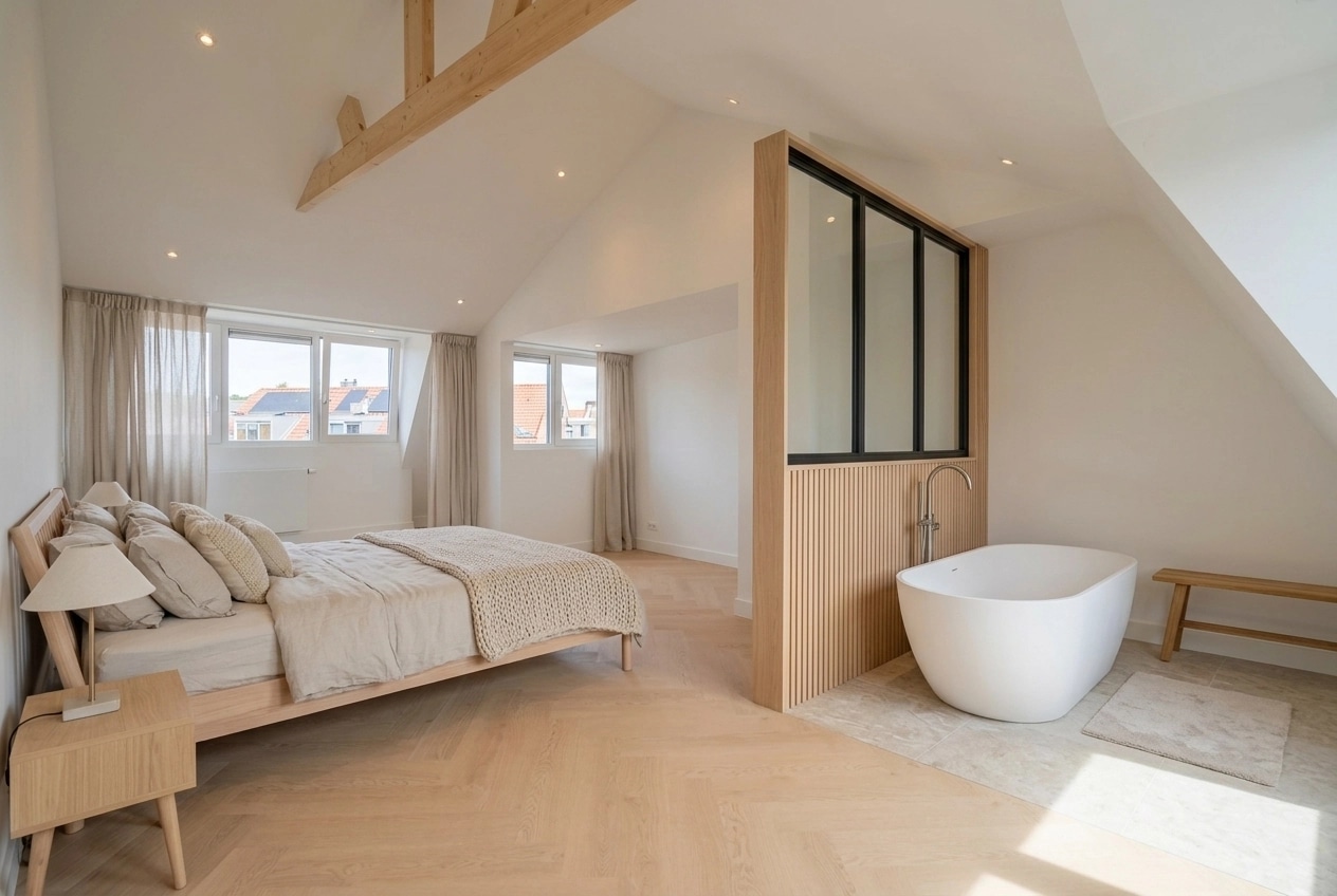 Interior design in Scandinavian style — Bedroom by GenRoom AI