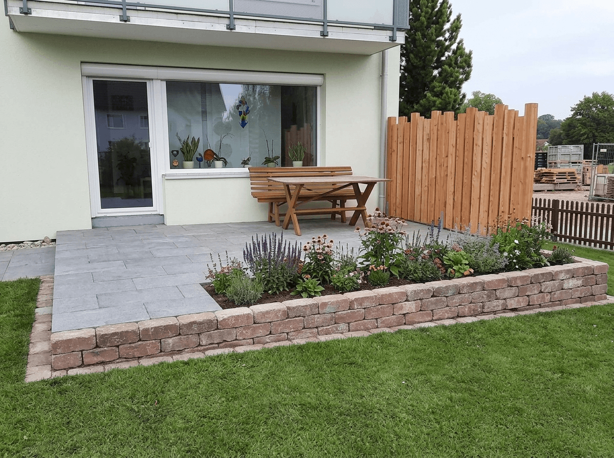 Yard design in no_style style — photo by GenRoom AI