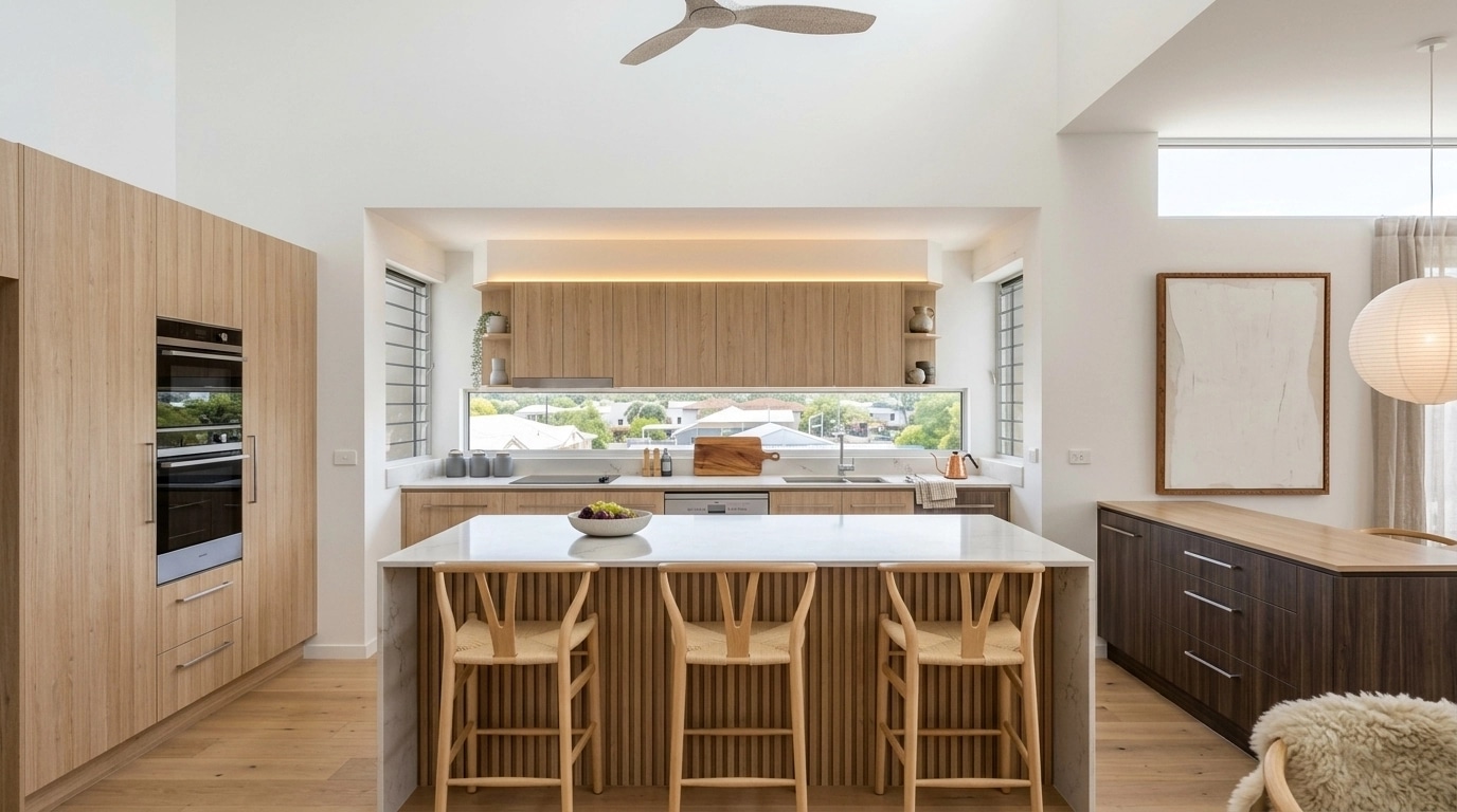 Scandinavian Kitchen design — interior photo by GenRoom AI