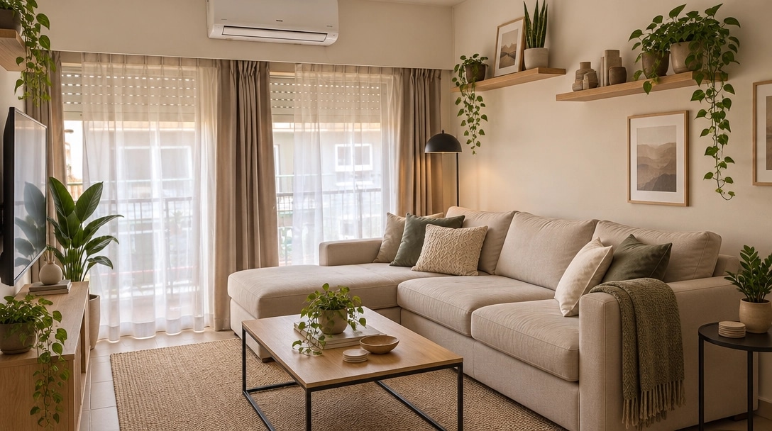 Interior design in Minimalism style — Living Room by GenRoom AI