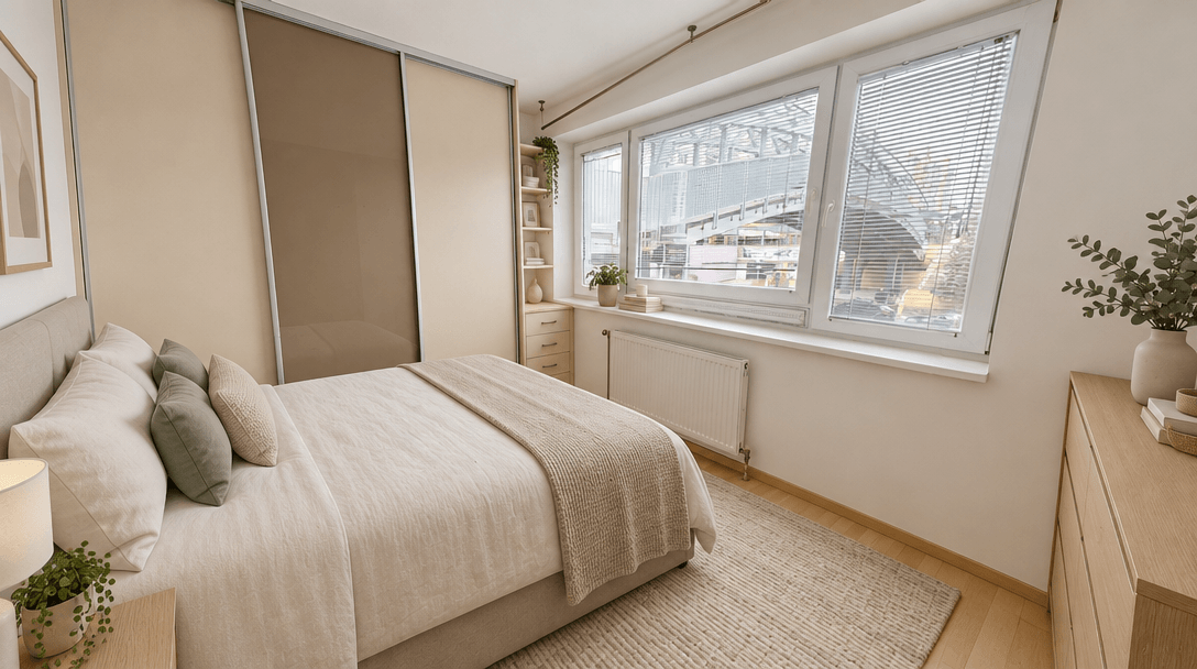 Minimalism Quarto design — interior photo by GenRoom AI