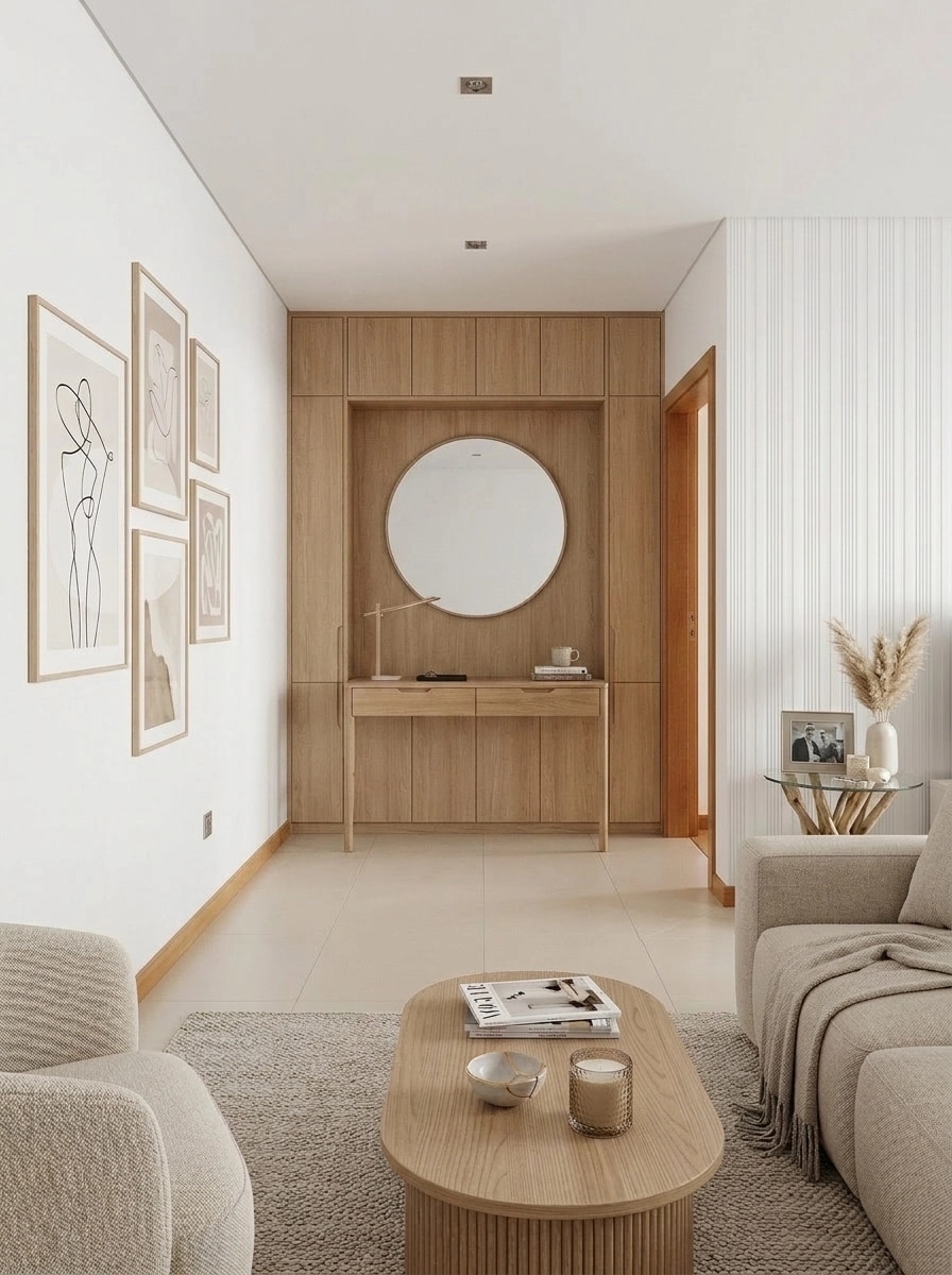Scandinavian Living Room design — interior photo by GenRoom AI