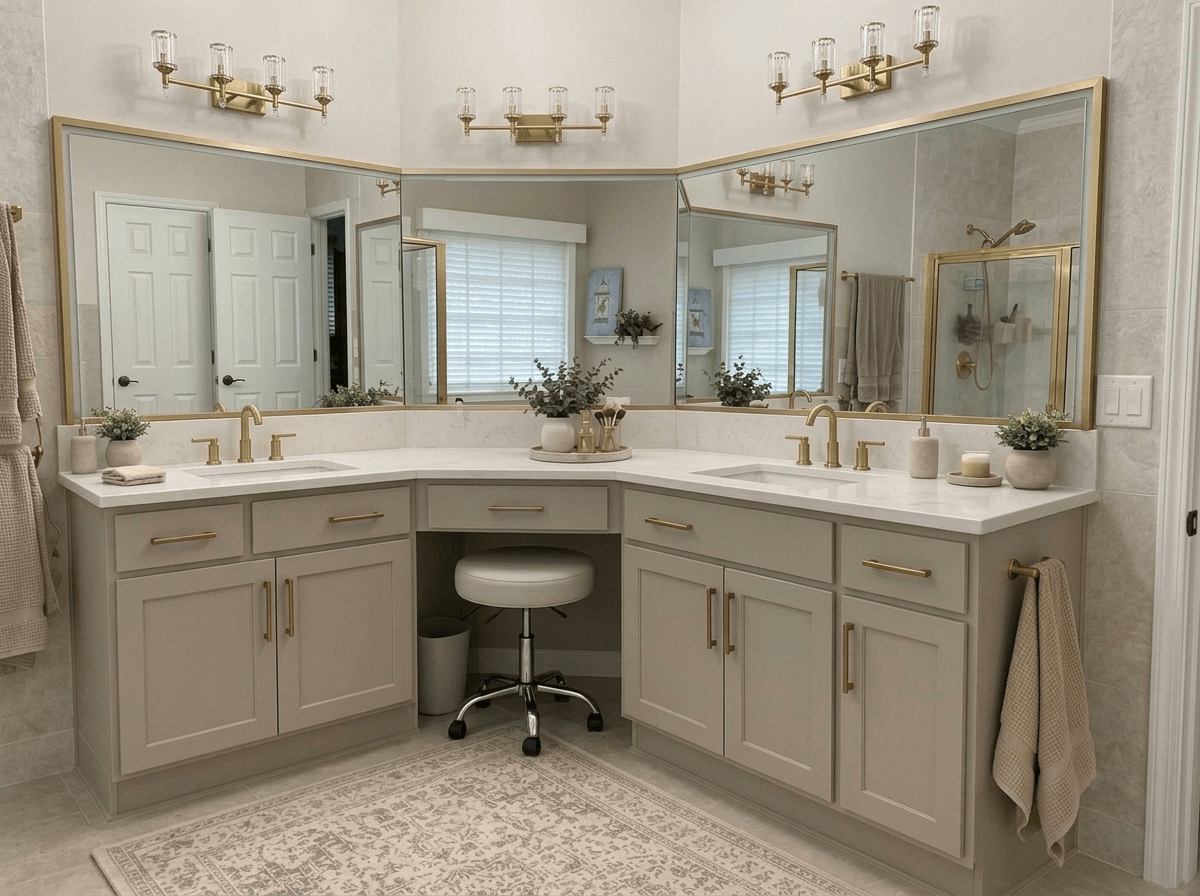 Bathroom interior in Contemporary style — photo by GenRoom AI