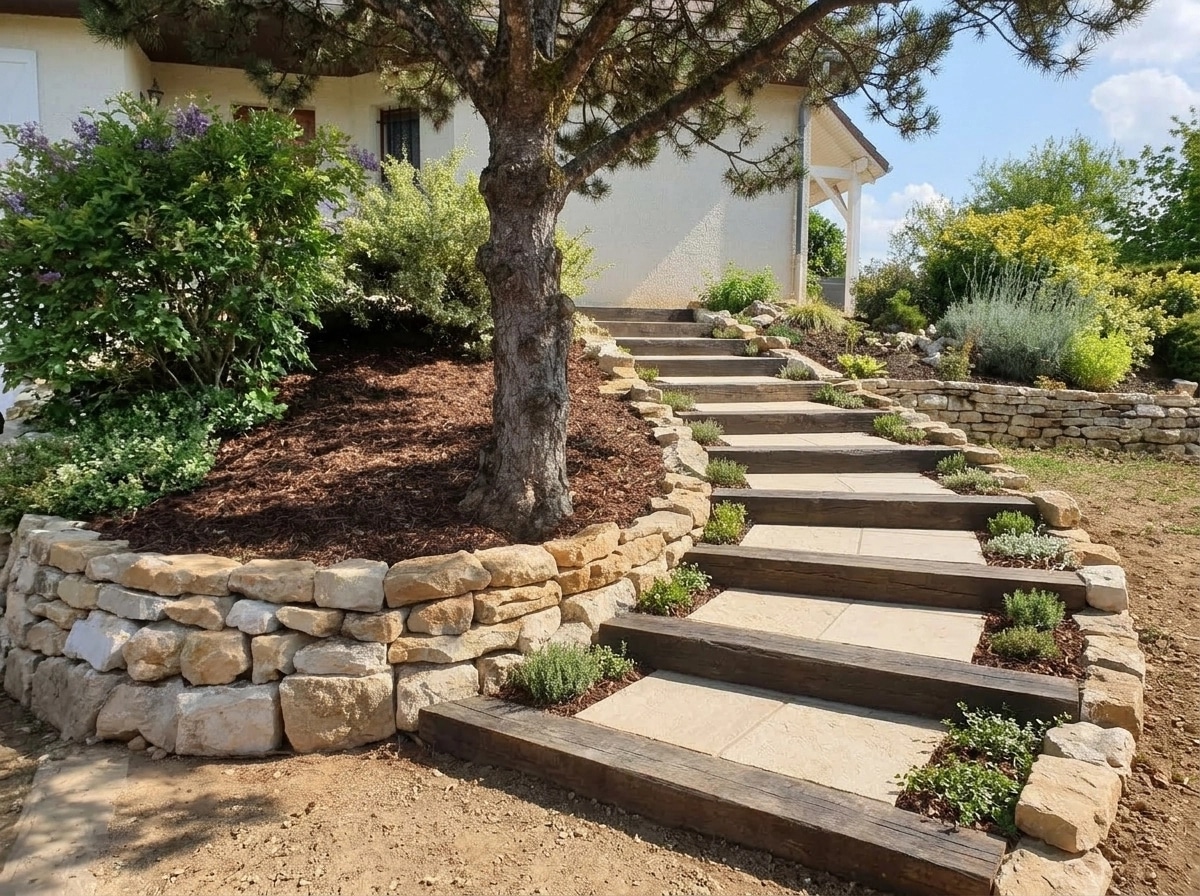 Yard design in no_style style — photo by GenRoom AI