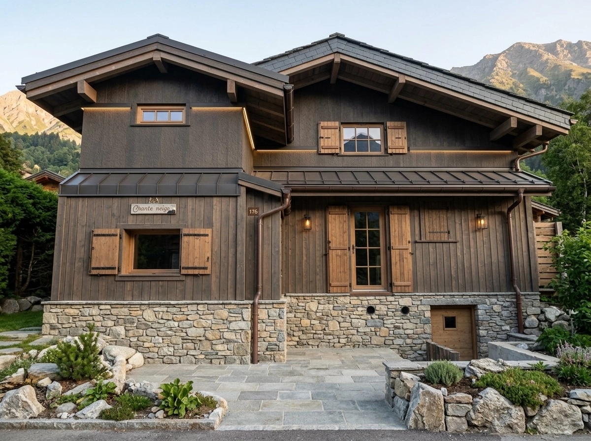 Facade design in Barnhouse Facade style — Facade by GenRoom AI