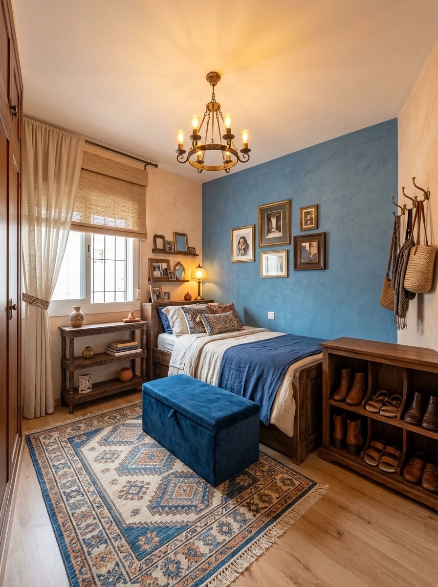 Interior design in Mediterranean style — Bedroom by GenRoom AI