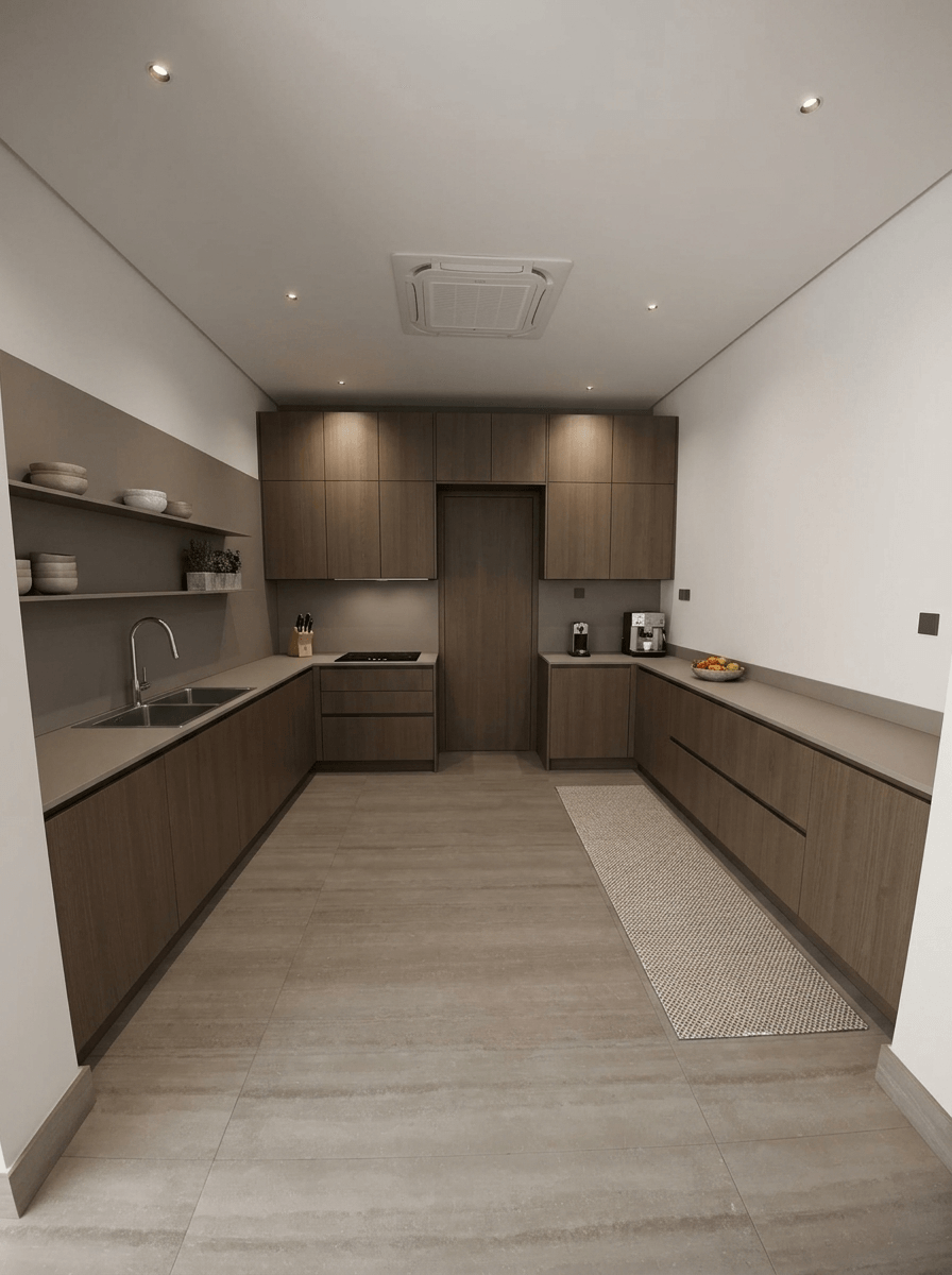 Kitchen interior in Contemporary style — photo by GenRoom AI
