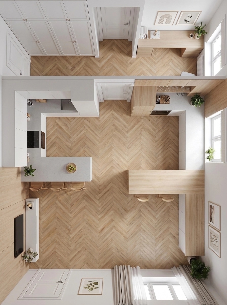Scandinavian Living Room design — interior photo by GenRoom AI