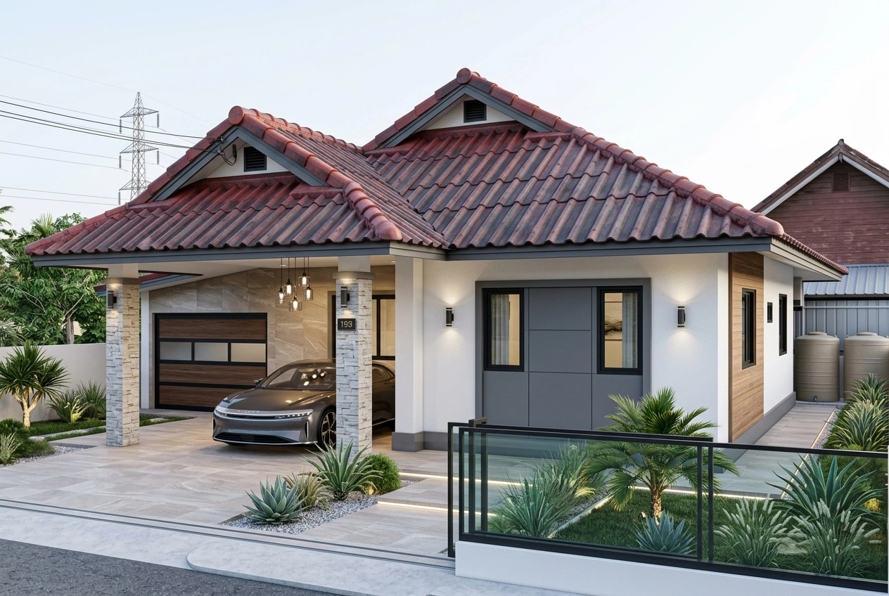 Contemporary Facade Facade design — facade photo by GenRoom AI