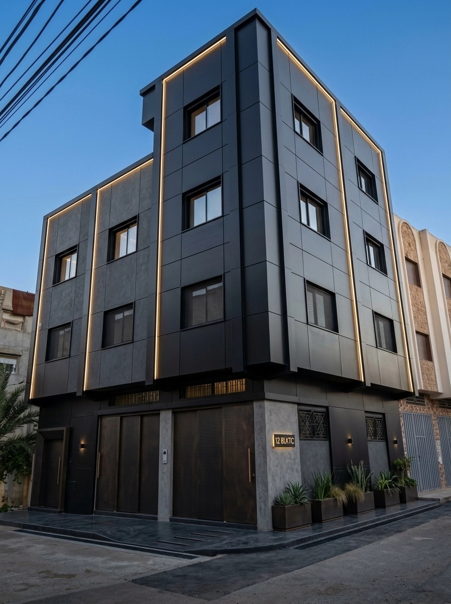 Blacktec Facade Facade design — facade photo by GenRoom AI