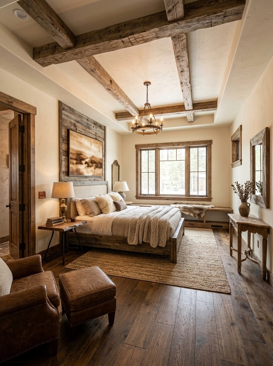 Rustic Bedroom design — interior photo by GenRoom AI