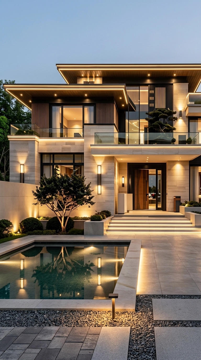 Contemporary Facade Facade design — facade photo by GenRoom AI