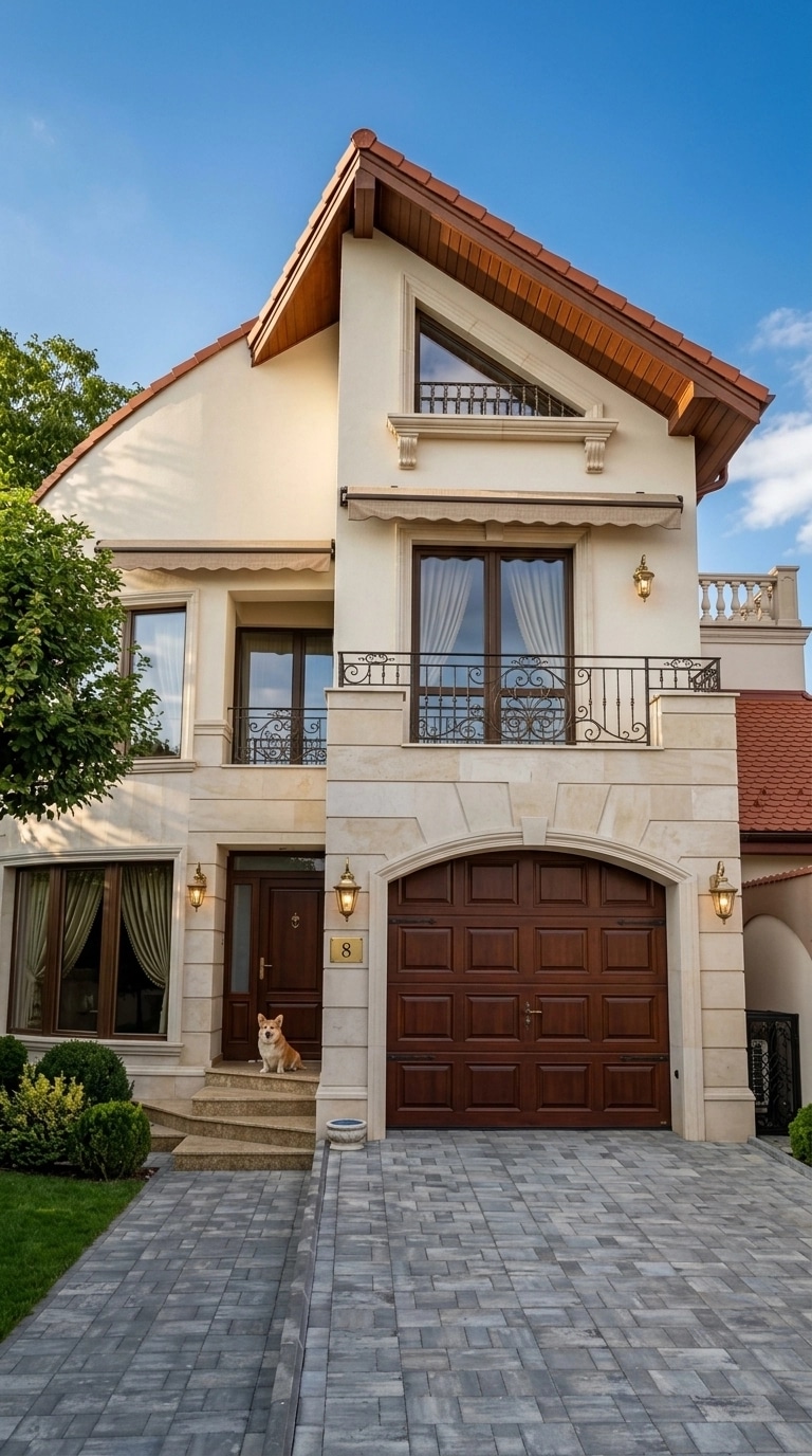Cephe tasarımı Classic Facade stili — Cephe GenRoom AI