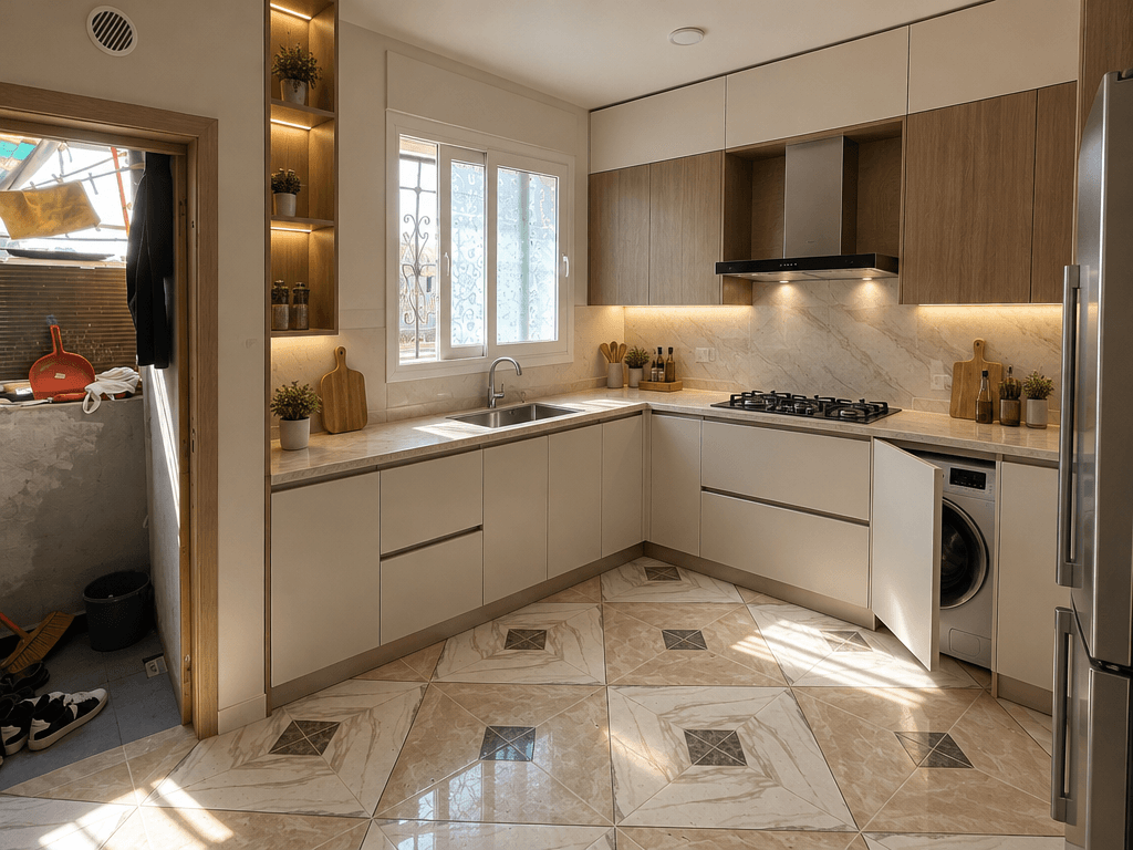 Contemporary Kitchen design — interior photo by GenRoom AI