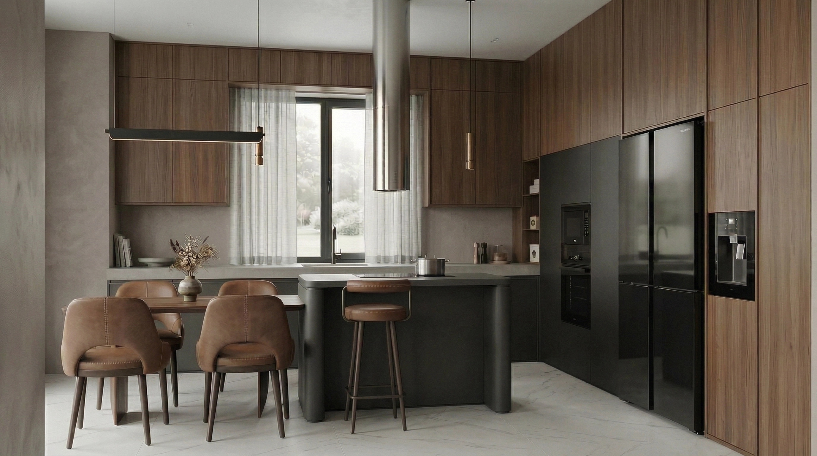 Minimalism Kitchen design — interior photo by GenRoom AI