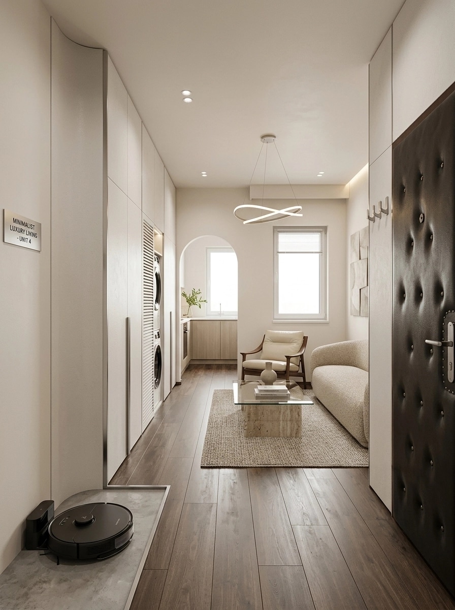 Minimalism Living Room design — interior photo by GenRoom AI