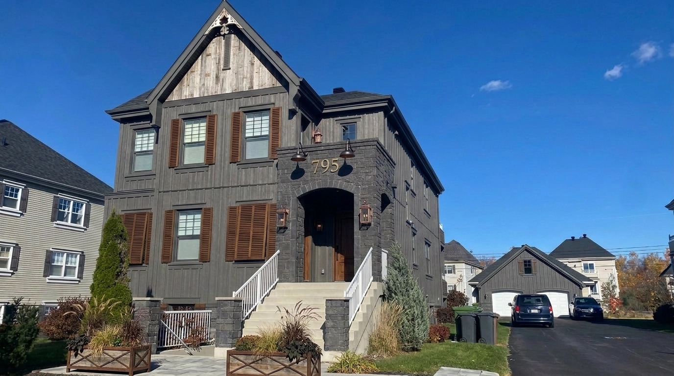 Facade design in Barnhouse Facade style — Facade by GenRoom AI