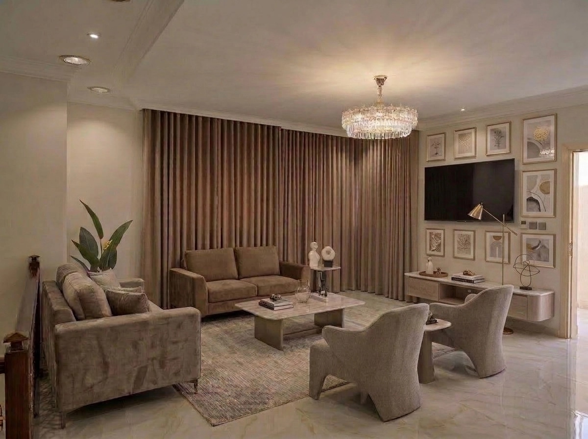 Interior design in Contemporary style — Living Room by GenRoom AI