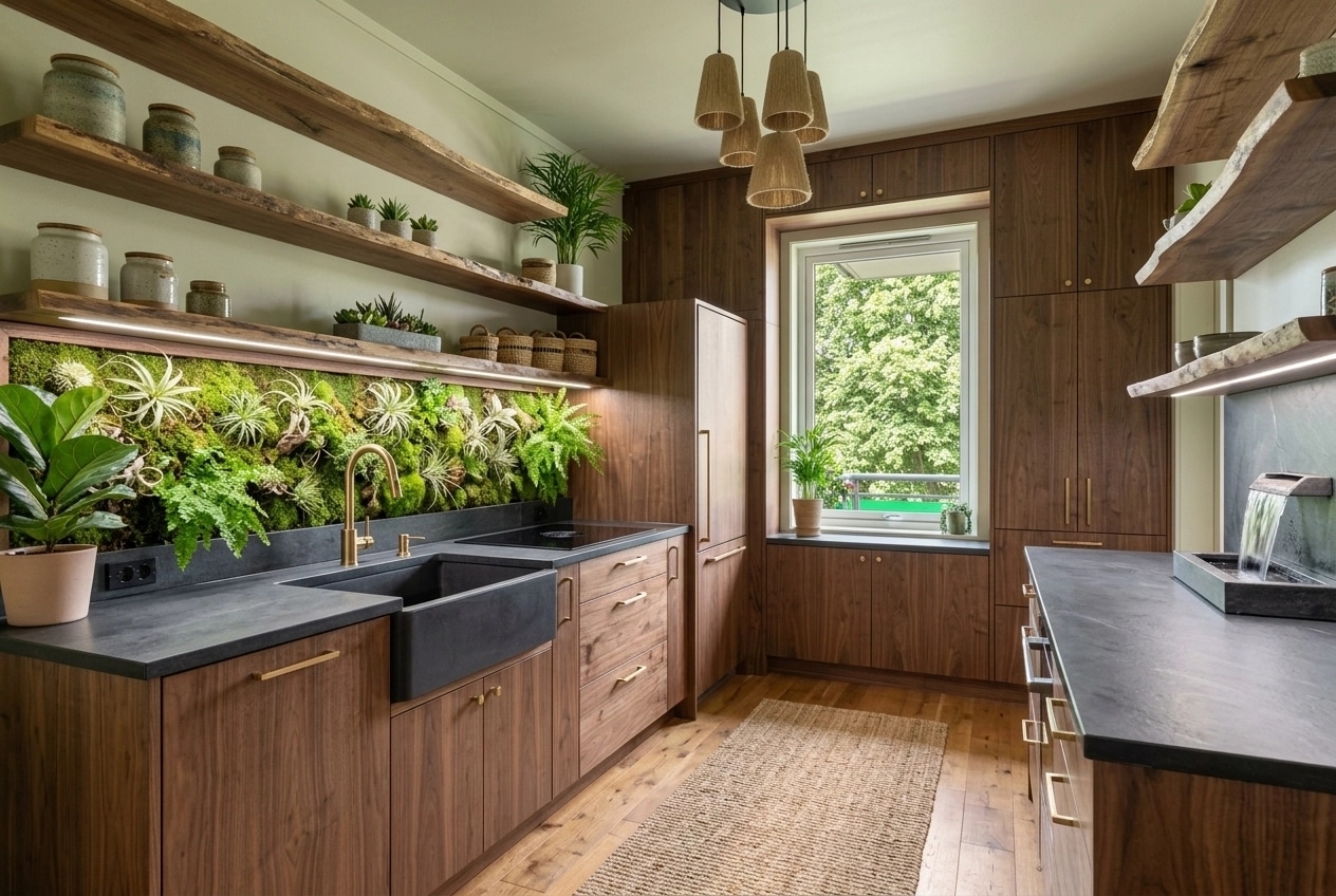 Biophilic Cuisine design — interior photo by GenRoom AI