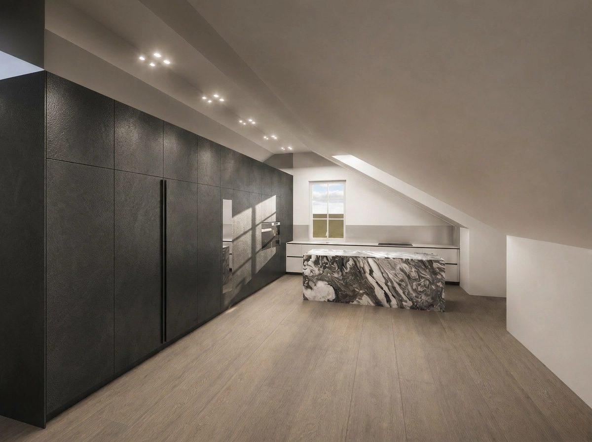 Contemporary Kitchen design — interior photo by GenRoom AI