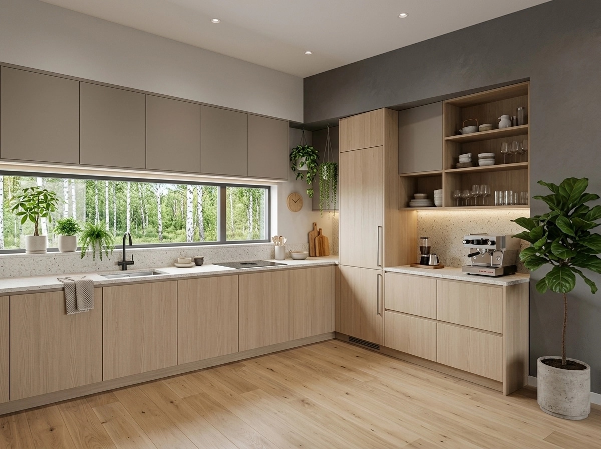 Interior design in Scandinavian style — Kitchen by GenRoom AI