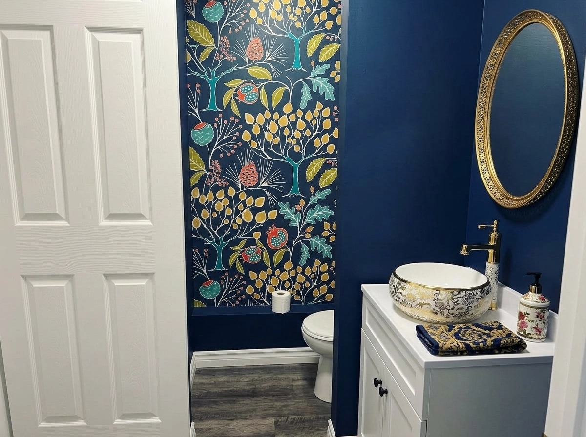 Bathroom interior in no_style style — photo by GenRoom AI