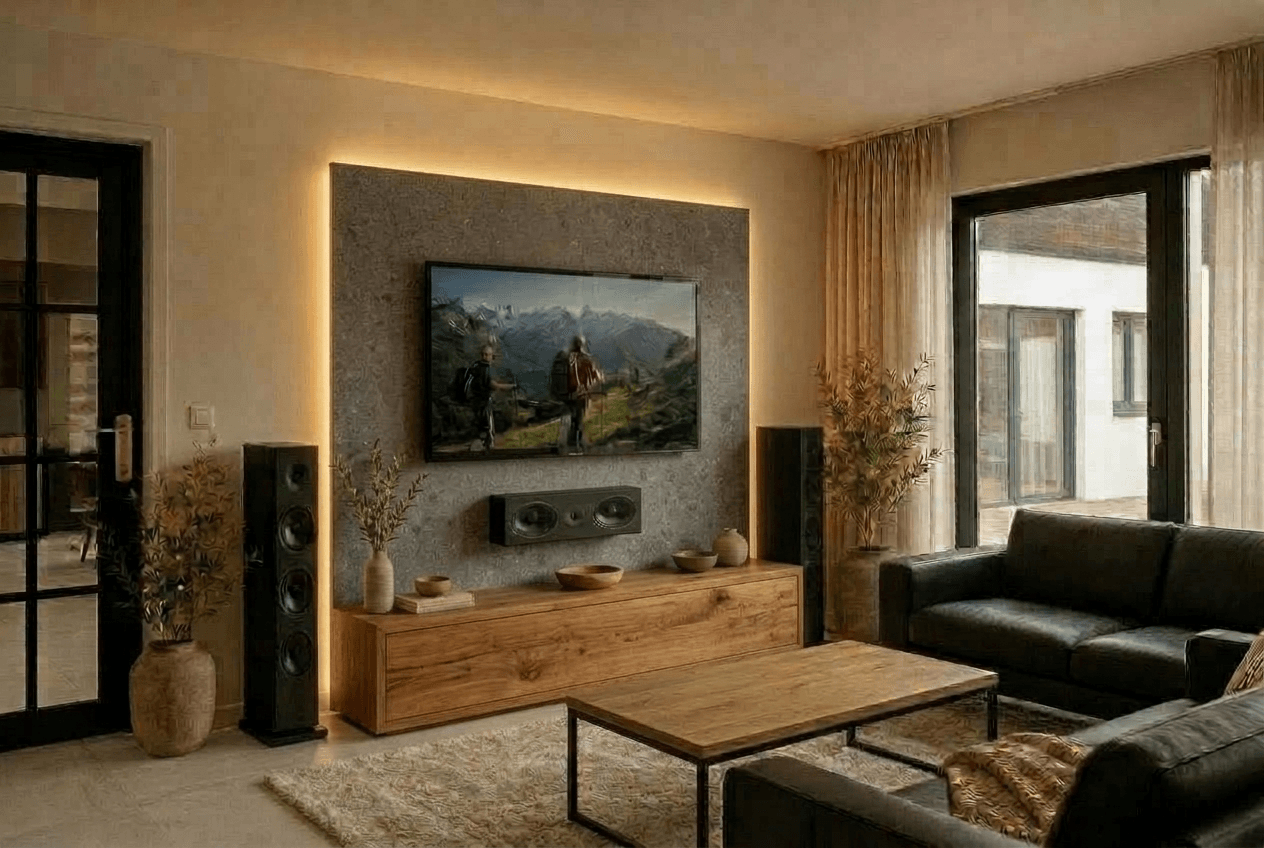 Interior design in Japandi style — Living Room by GenRoom AI