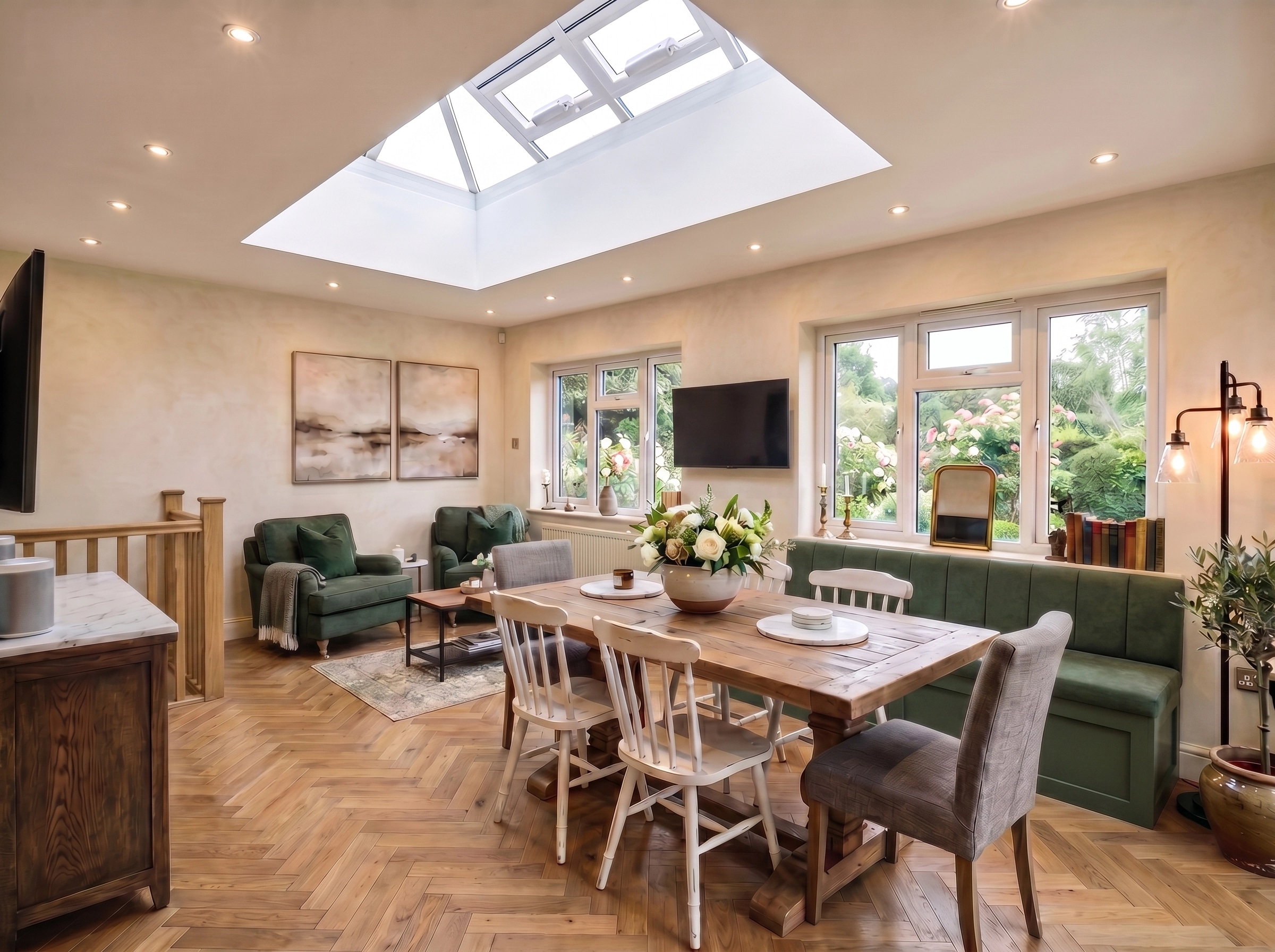 Modern Farmhouse Living Room design — interior photo by GenRoom AI