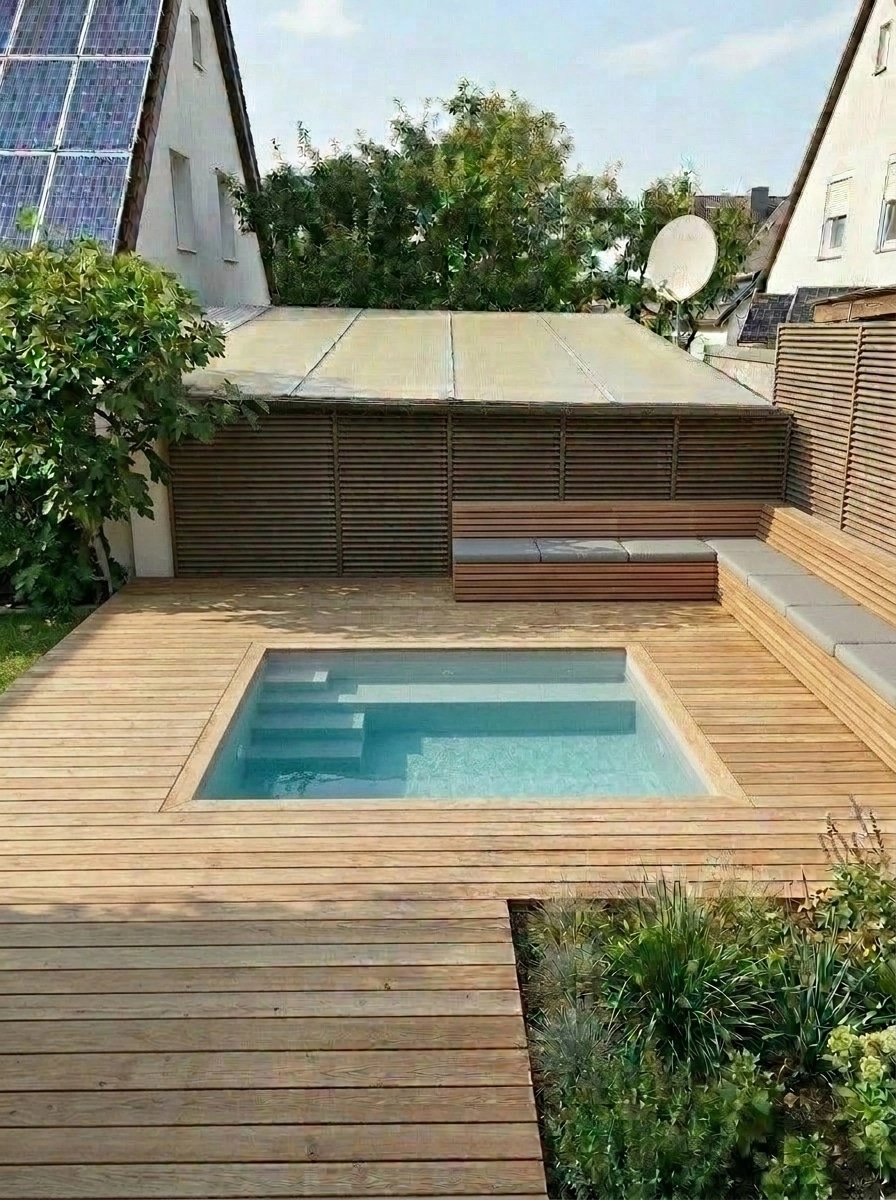 Landscape design in Scandinavian Garden style — Yard by GenRoom AI