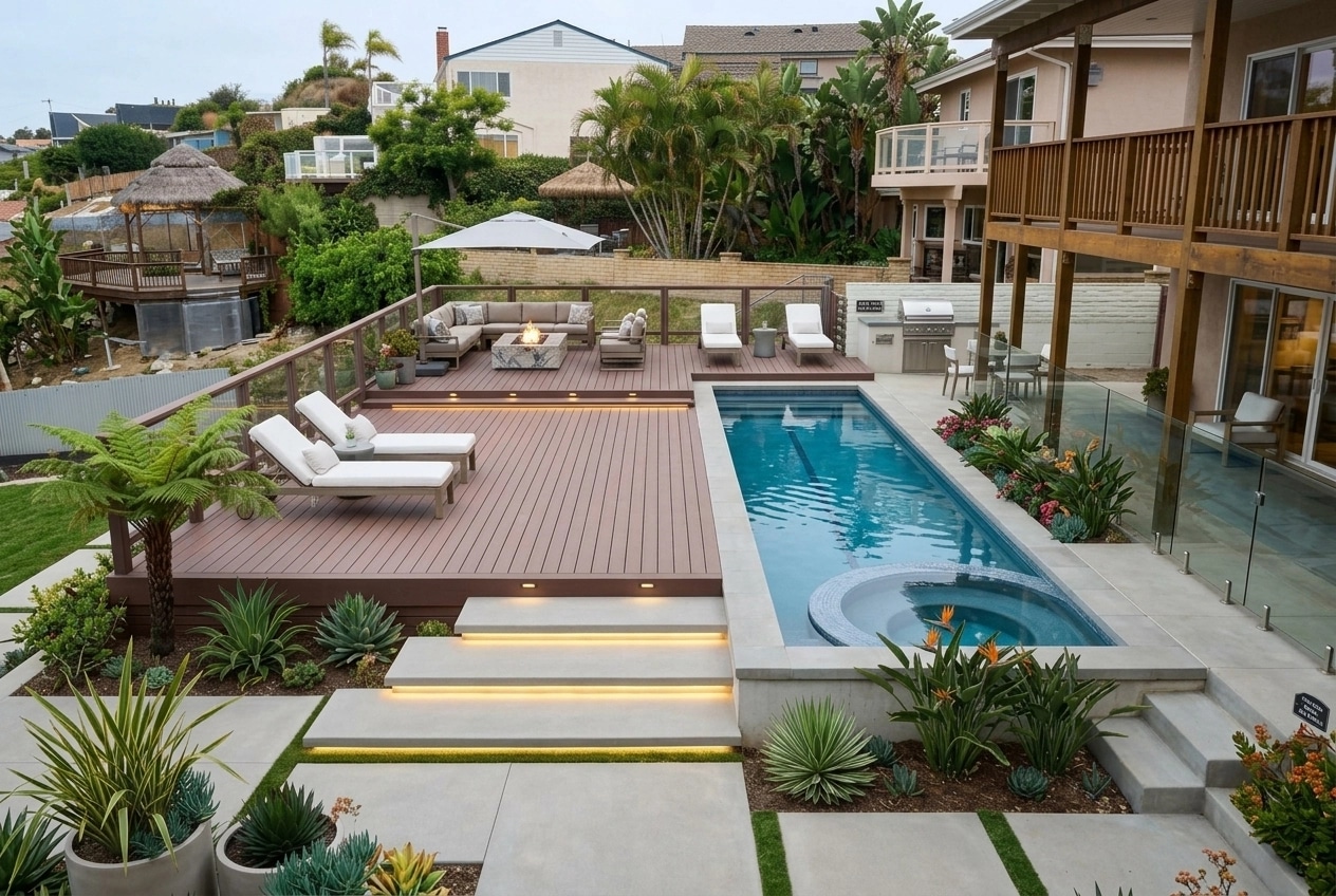 Contemporary Yard Yard design — yard photo by GenRoom AI