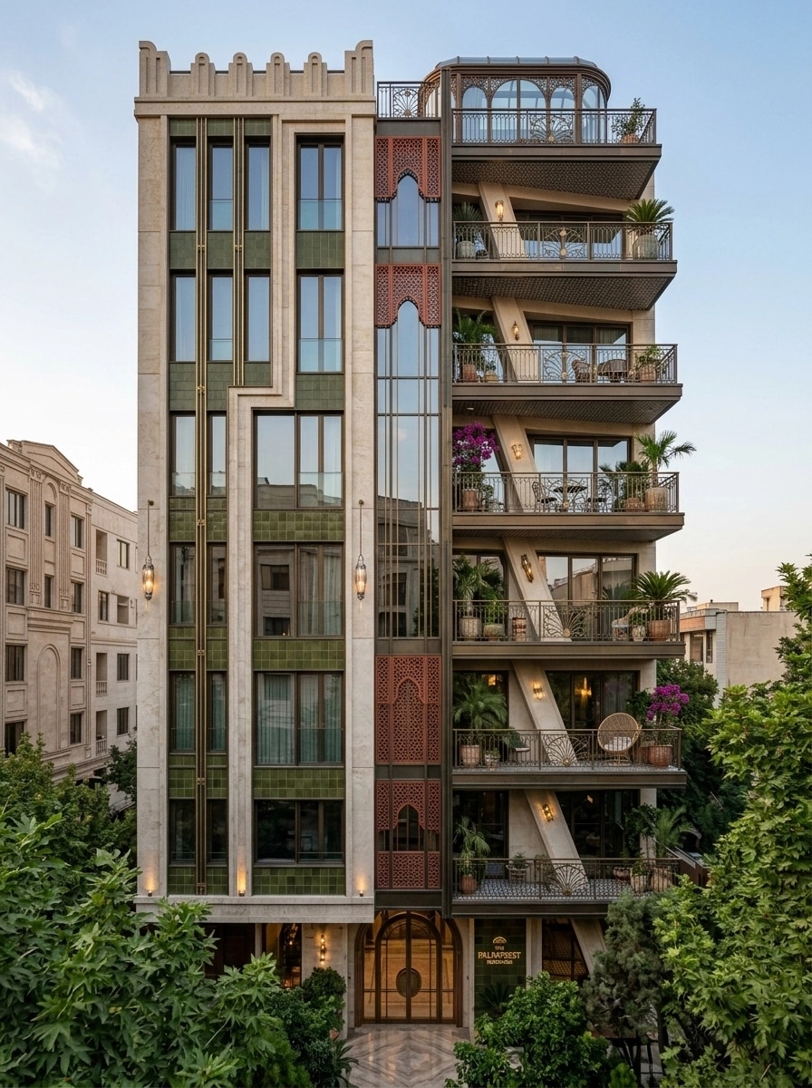 Facade design in Eclectic Facade style — Facade by GenRoom AI