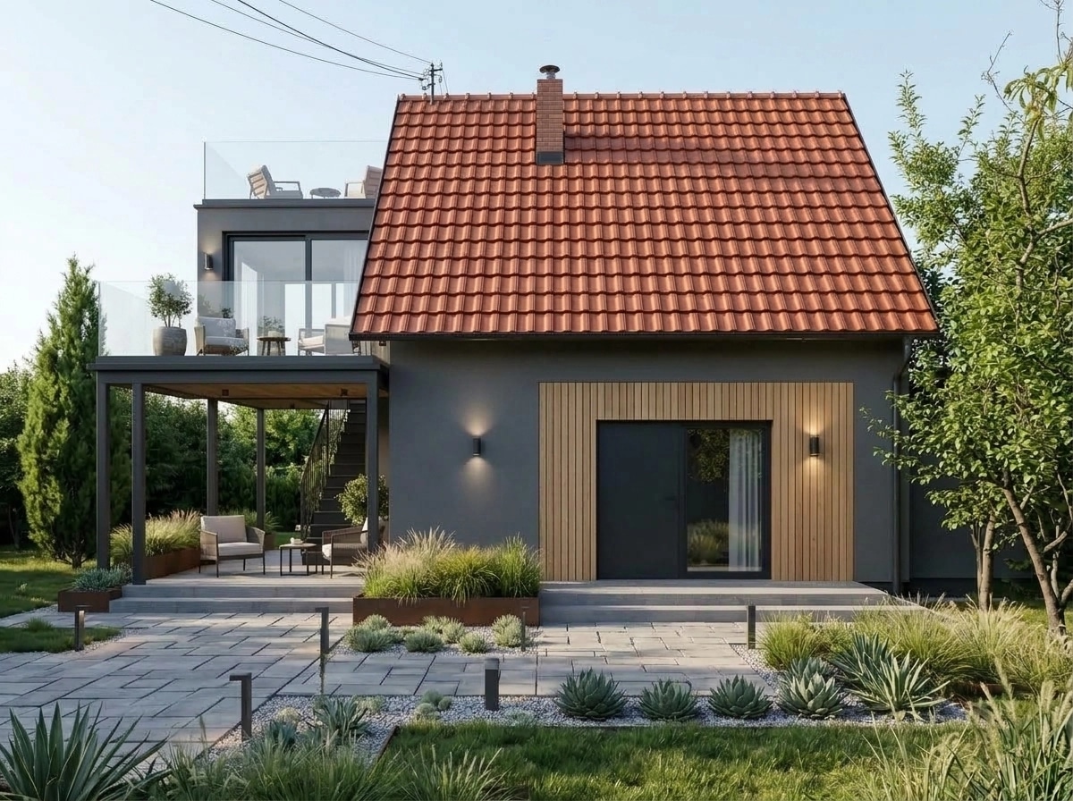 Contemporary Facade Facade design — facade photo by GenRoom AI