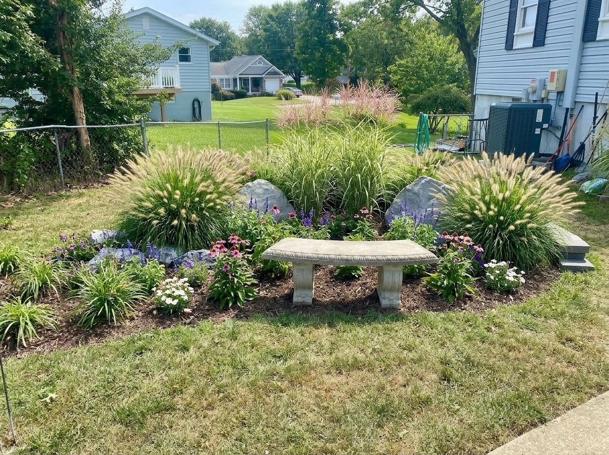 Yard design in no_style style — photo by GenRoom AI