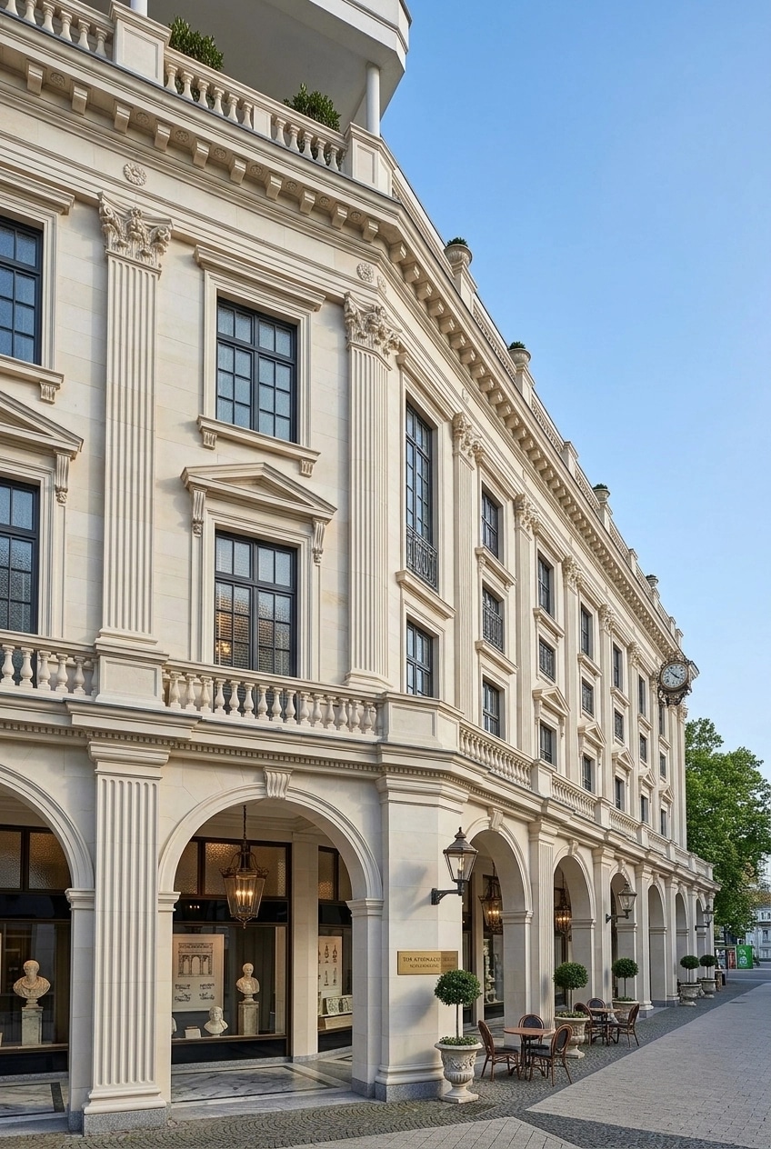 Facade design in Neoclassic Facade style — Facade by GenRoom AI
