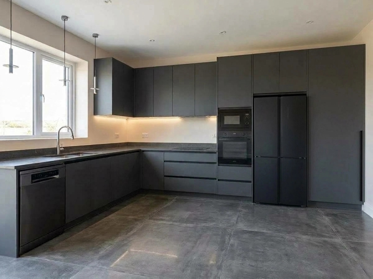 Kitchen interior in Contemporary style — photo by GenRoom AI