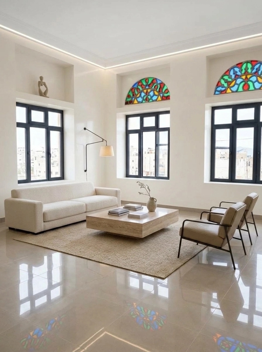Minimalism Soggiorno design — interior photo by GenRoom AI