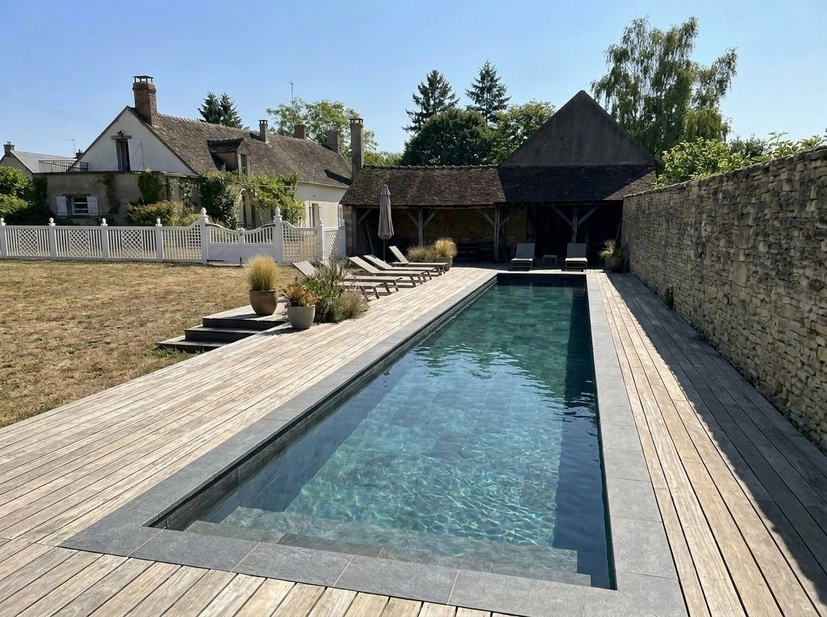 Yard design in no_style style — photo by GenRoom AI